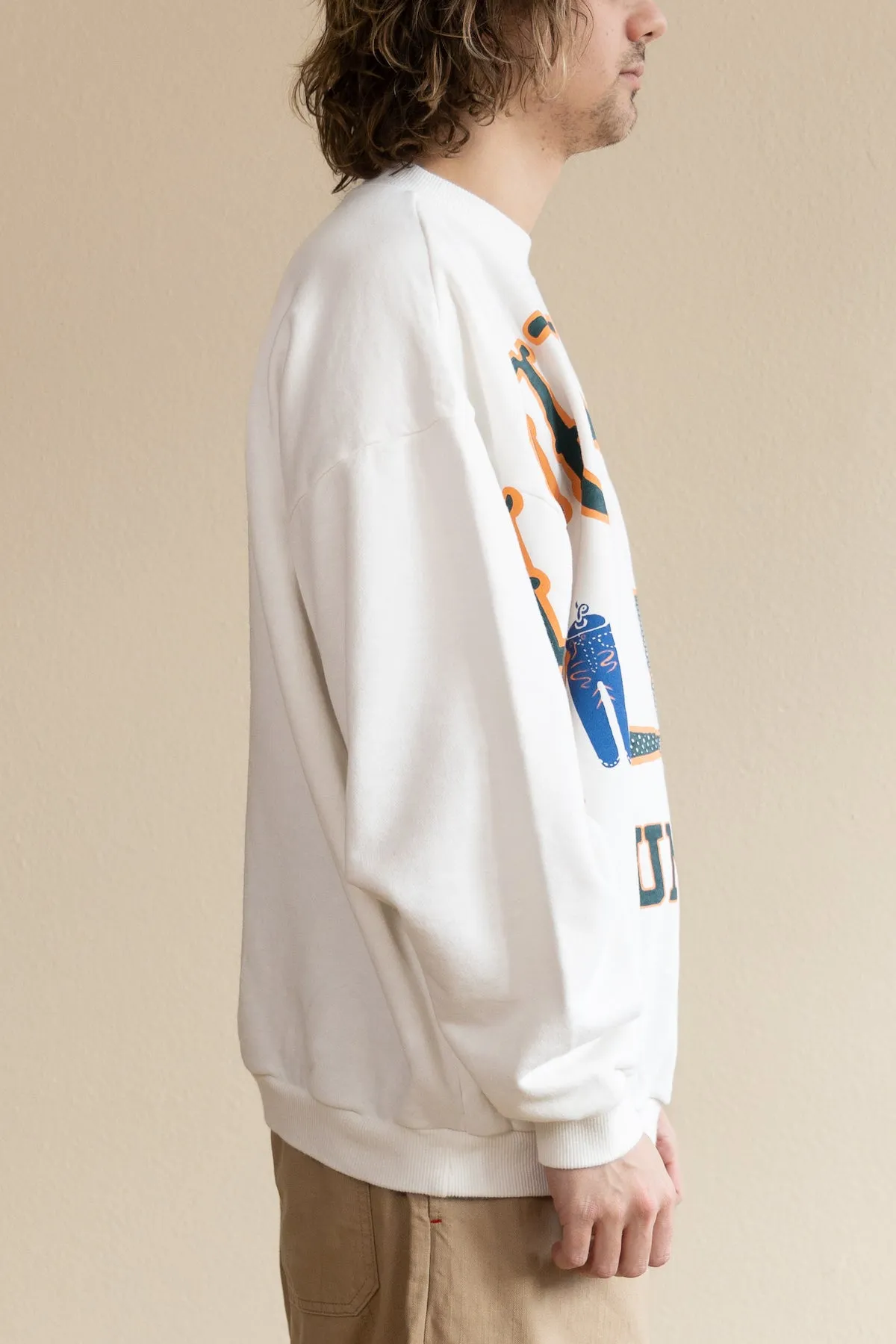 30/-SWT BIG Knit SWT (BIG KOUNTRY) - White