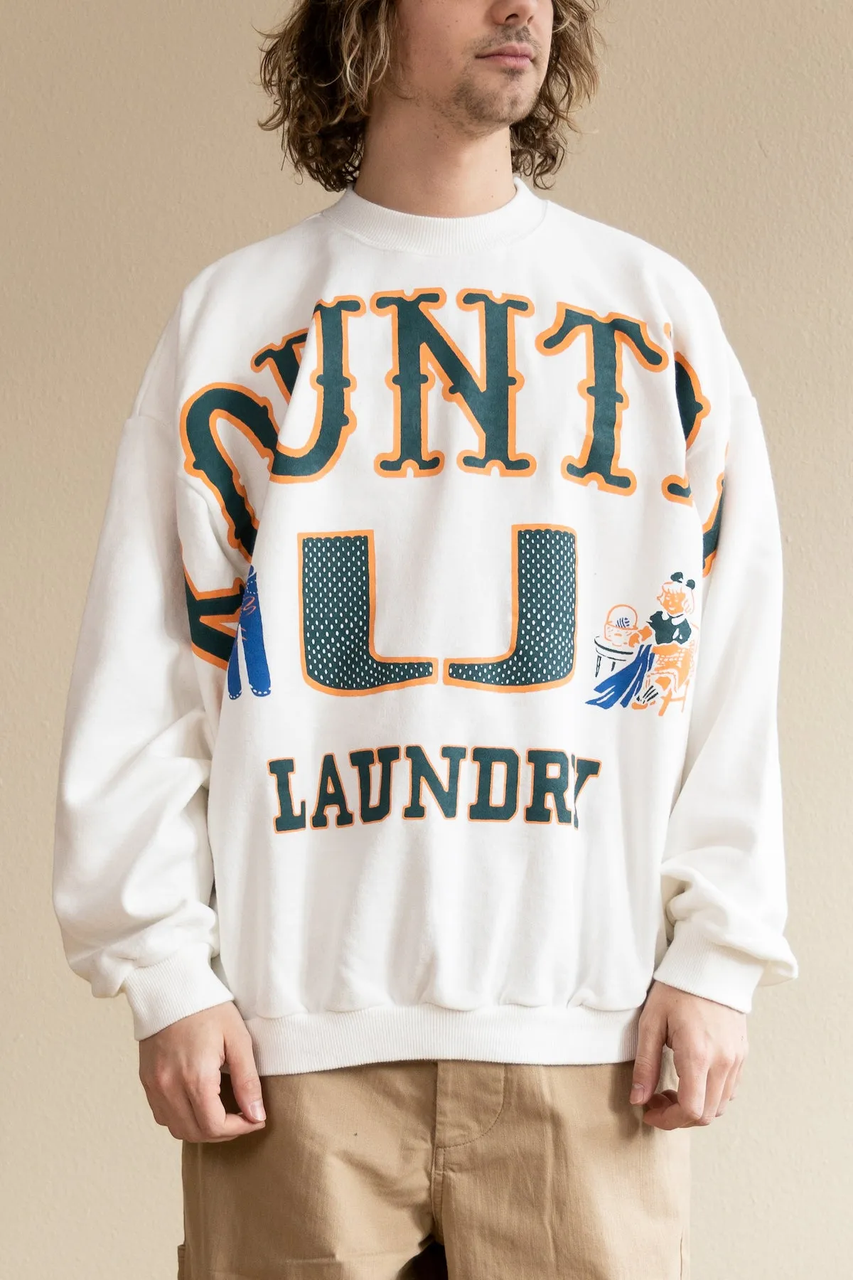 30/-SWT BIG Knit SWT (BIG KOUNTRY) - White