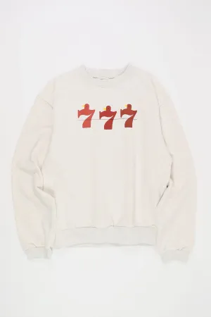 30/-SWTKnit Crew SWT(LUCKY BATTERY BIRD) - Natural