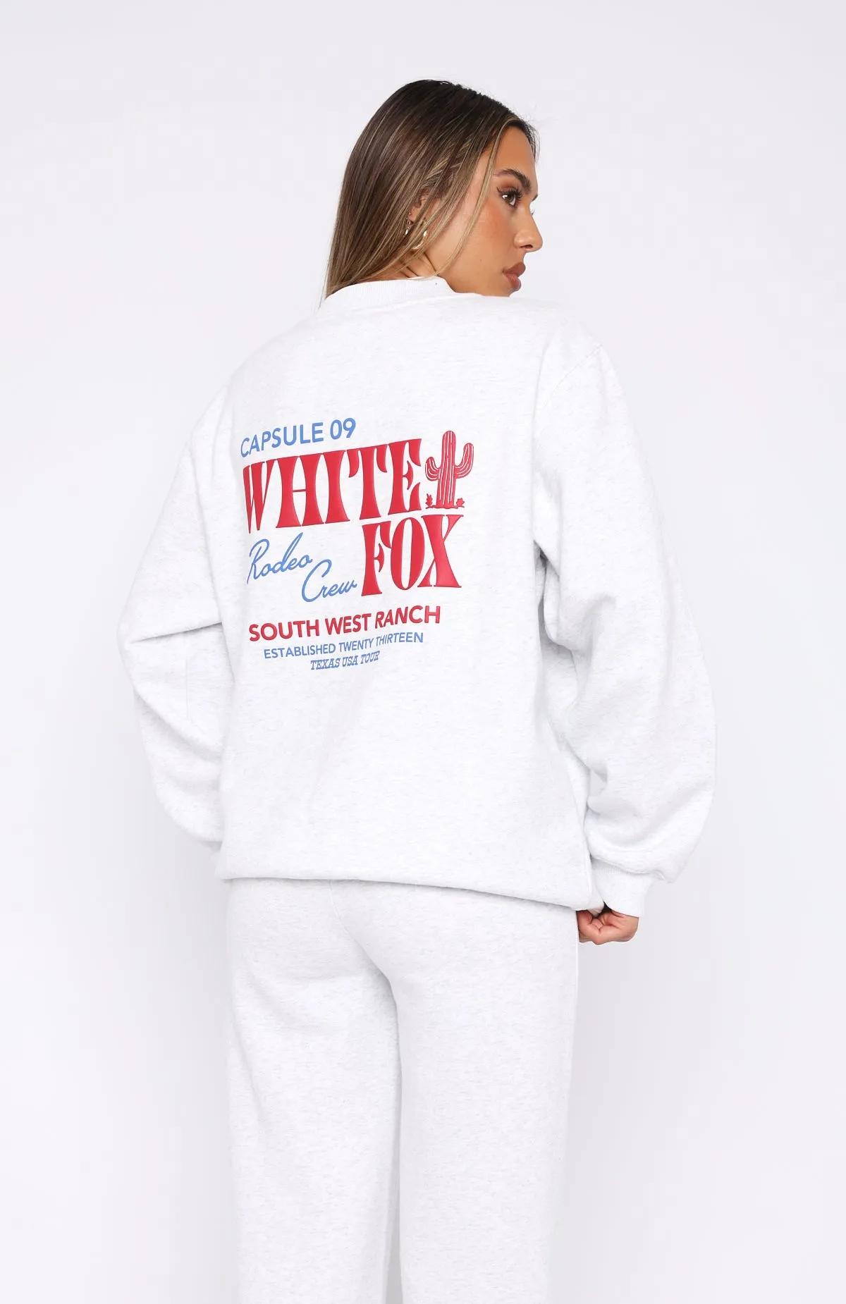 Capsule 9 Rodeo Crew Oversized Sweater Grey Marle