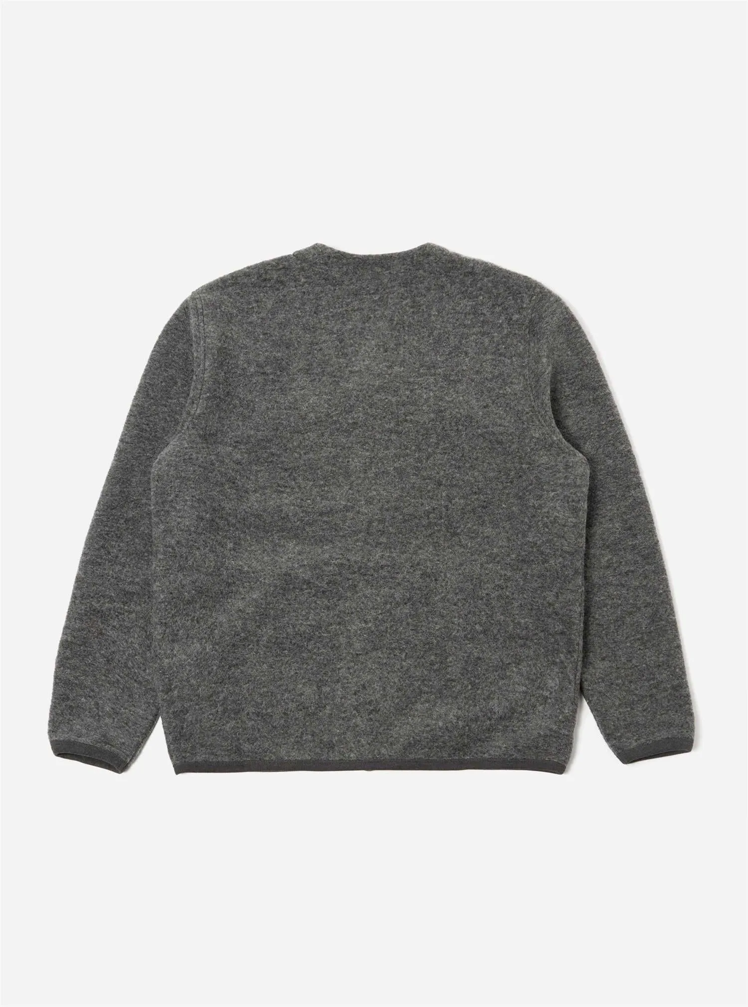 Cardigan - Grey Marl Wool Fleece