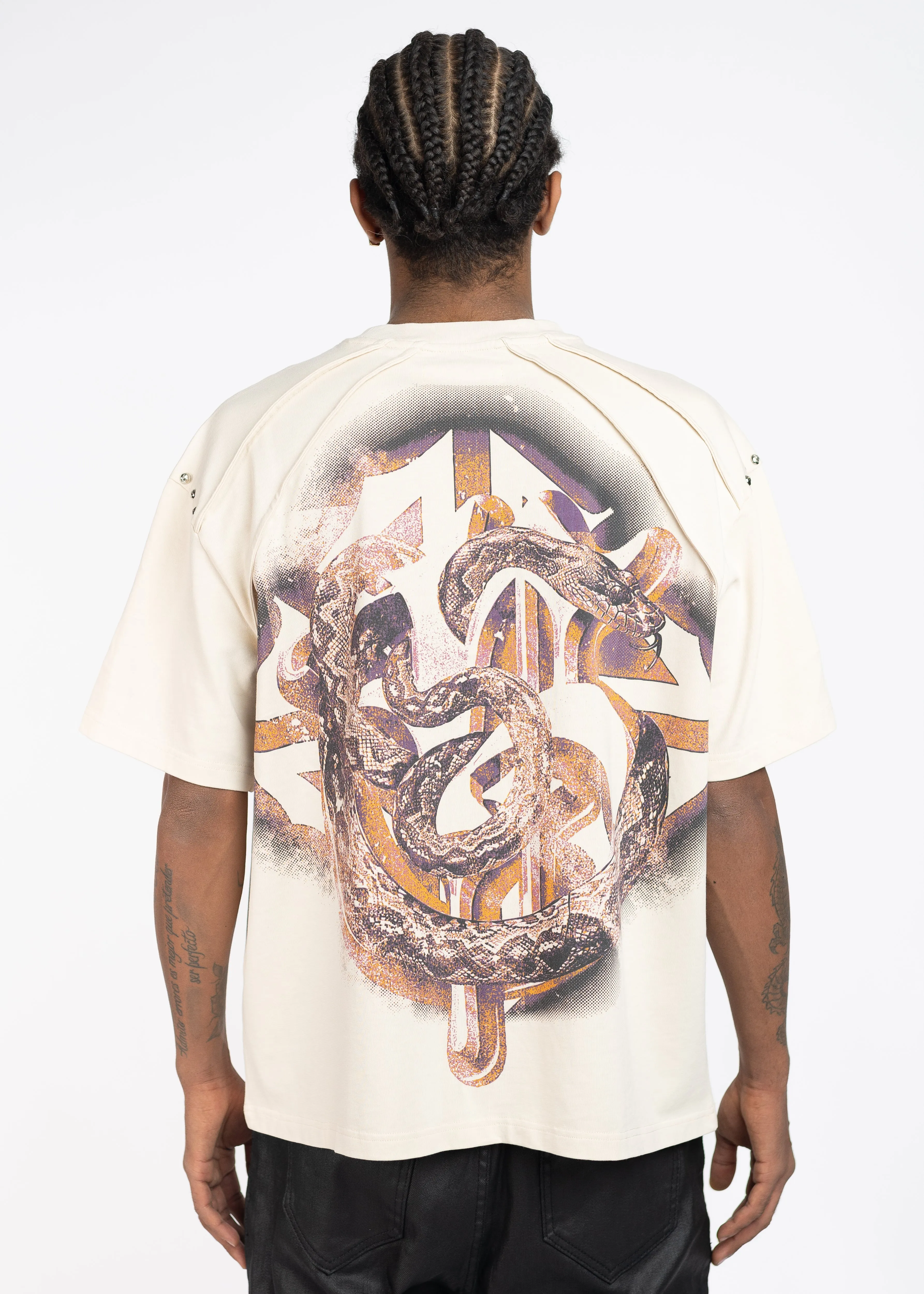 Cream Venemous Veins Tee
