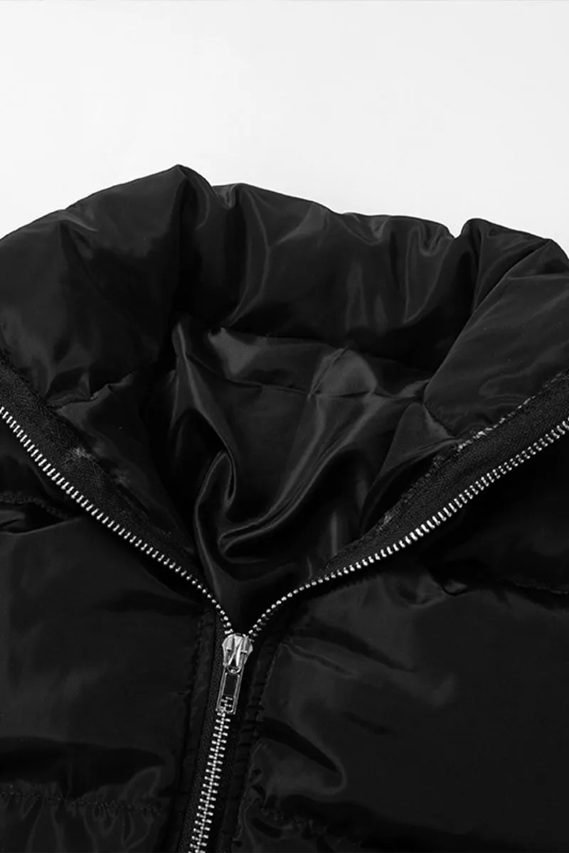 DS3135 Puffer Coat Jumpsuits