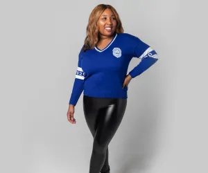FINAL SALE - 1920 V-Neck - Royal Blue