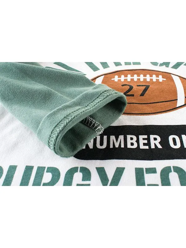 Football Rugby Sports Top Long-sleeve T-shirt