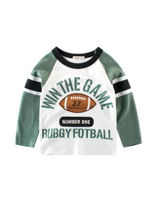Football Rugby Sports Top Long-sleeve T-shirt