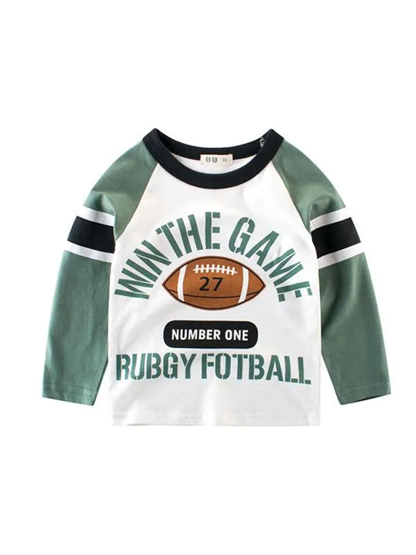 Football Rugby Sports Top Long-sleeve T-shirt