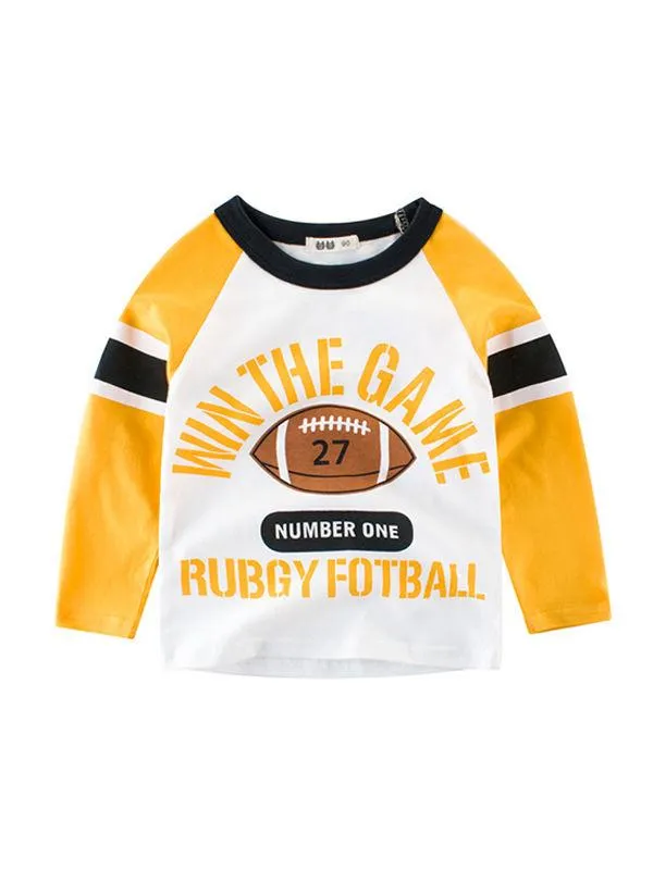 Football Rugby Sports Top Long-sleeve T-shirt