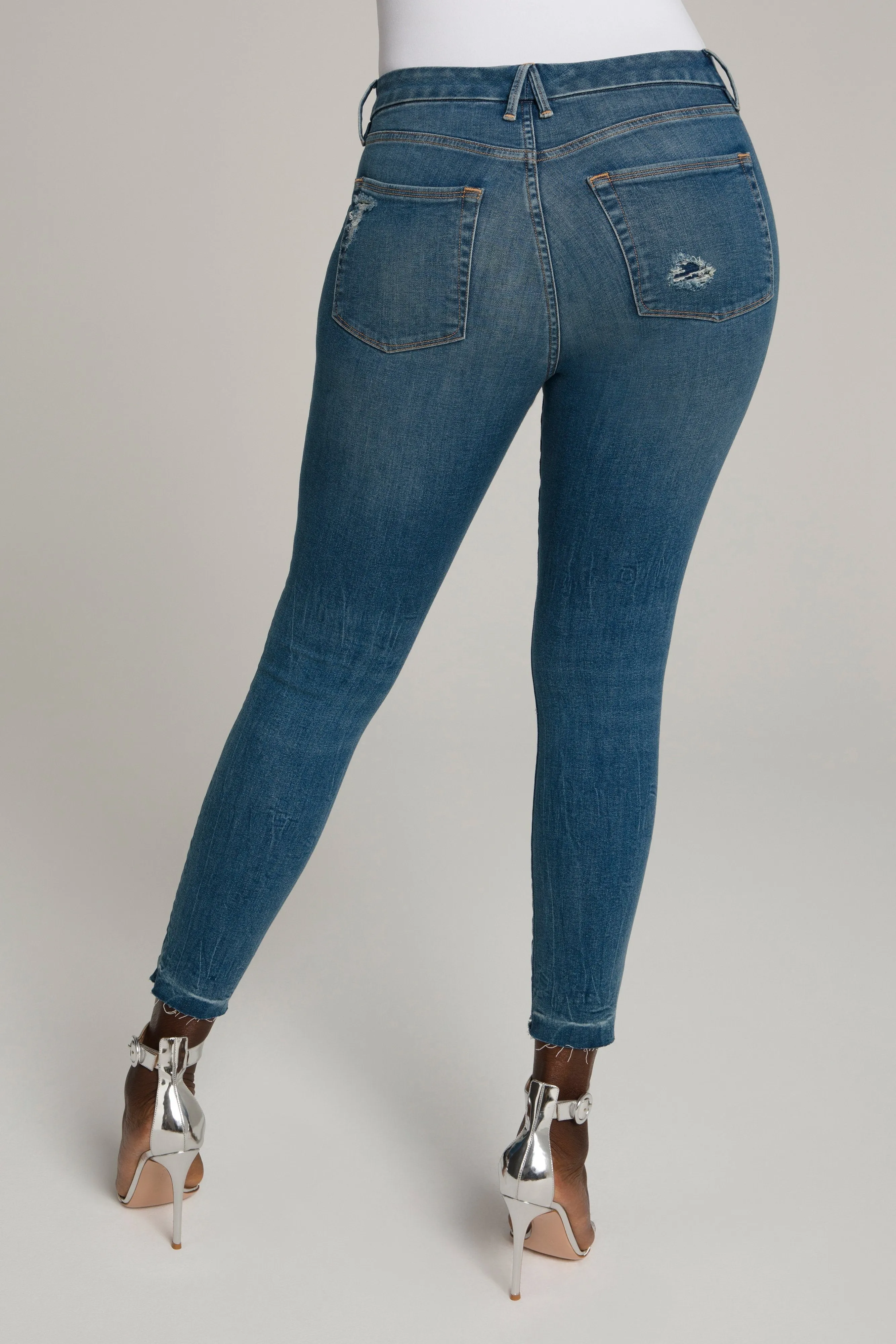 GOOD LEGS CHEWED HEM | BLUE504