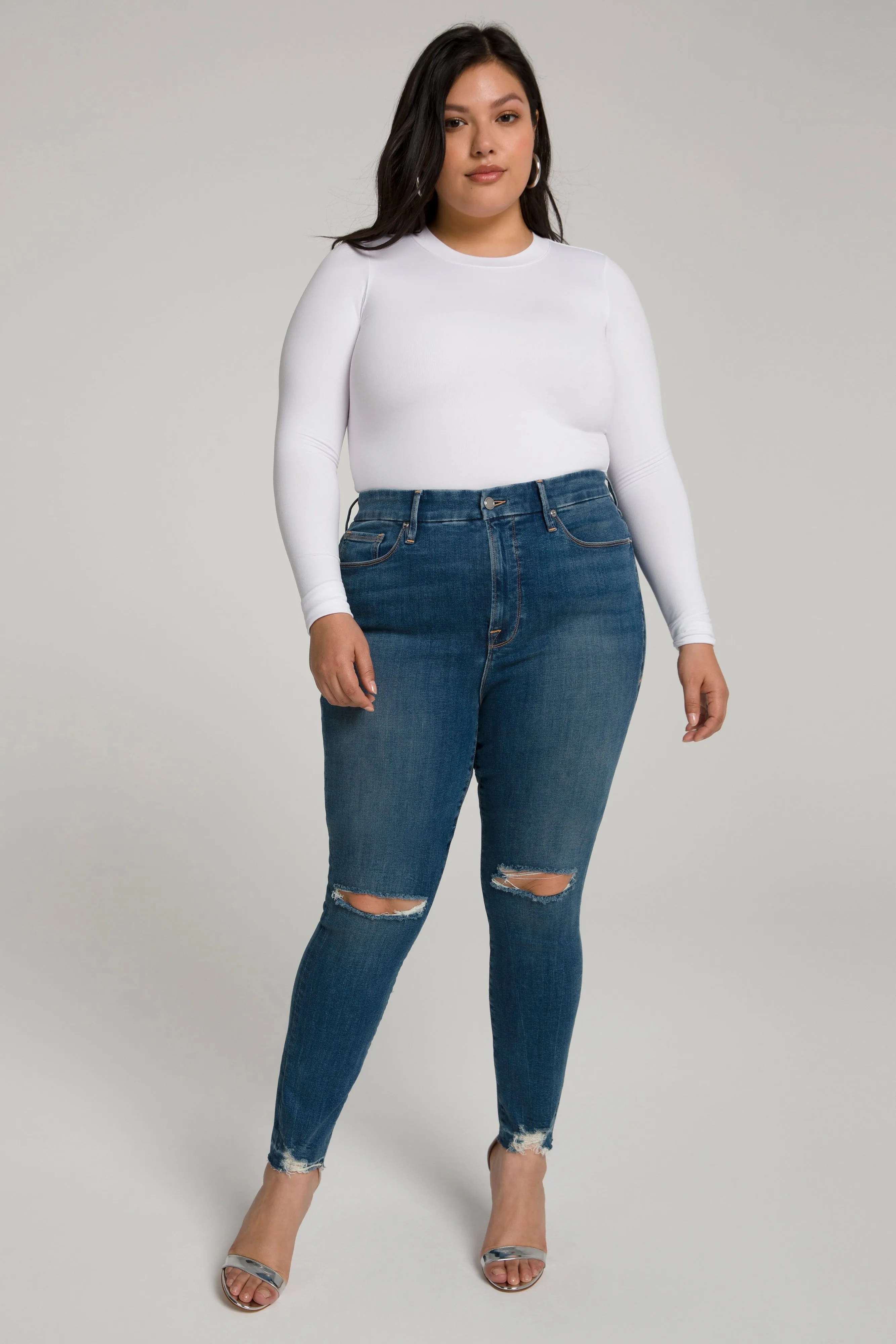 GOOD LEGS CHEWED HEM | BLUE504