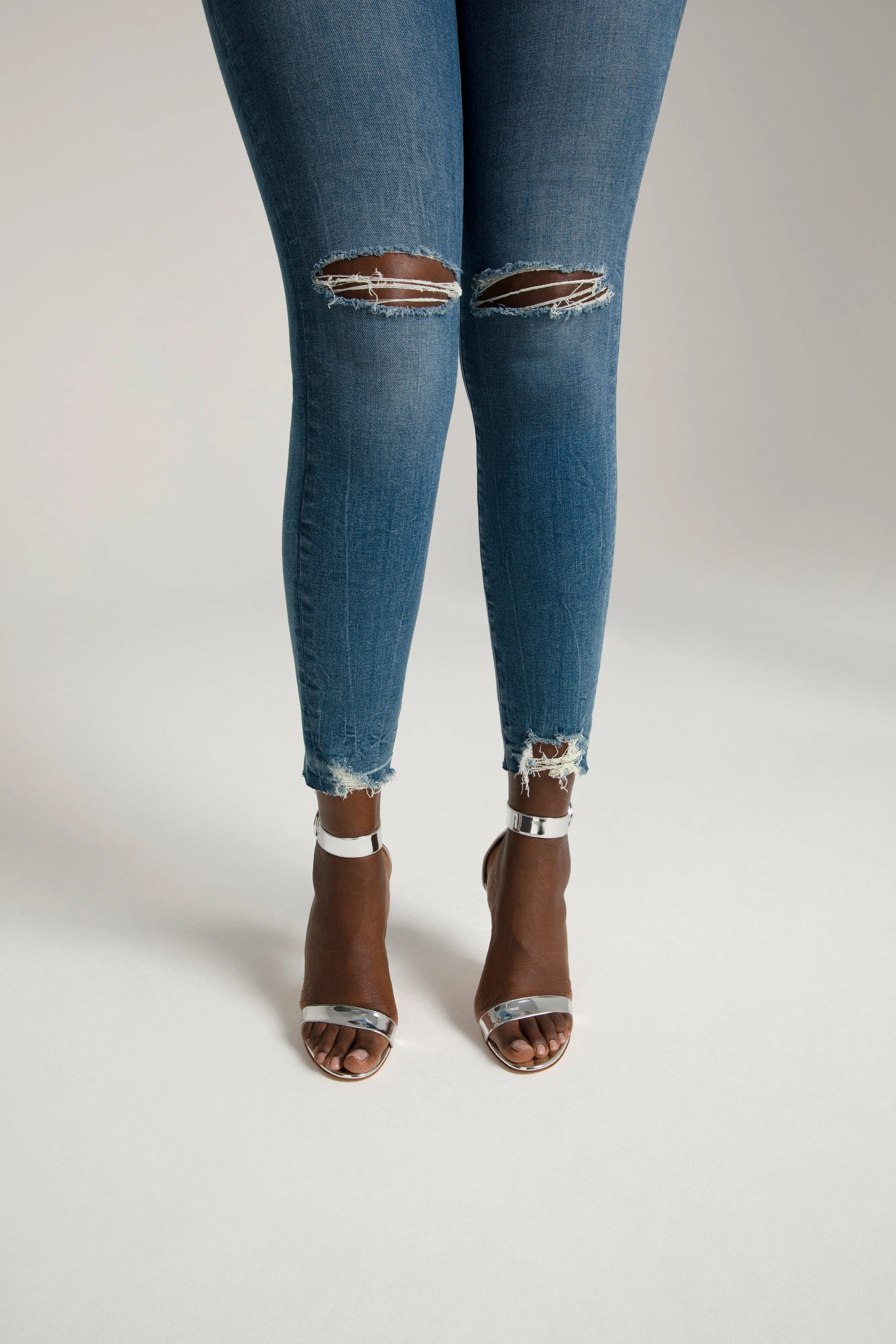 GOOD LEGS CHEWED HEM | BLUE504