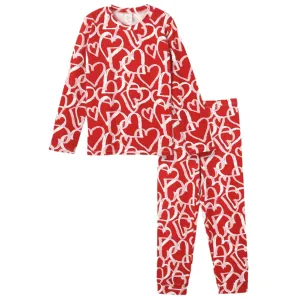 Happy Hearts Bamboo Pajama Set