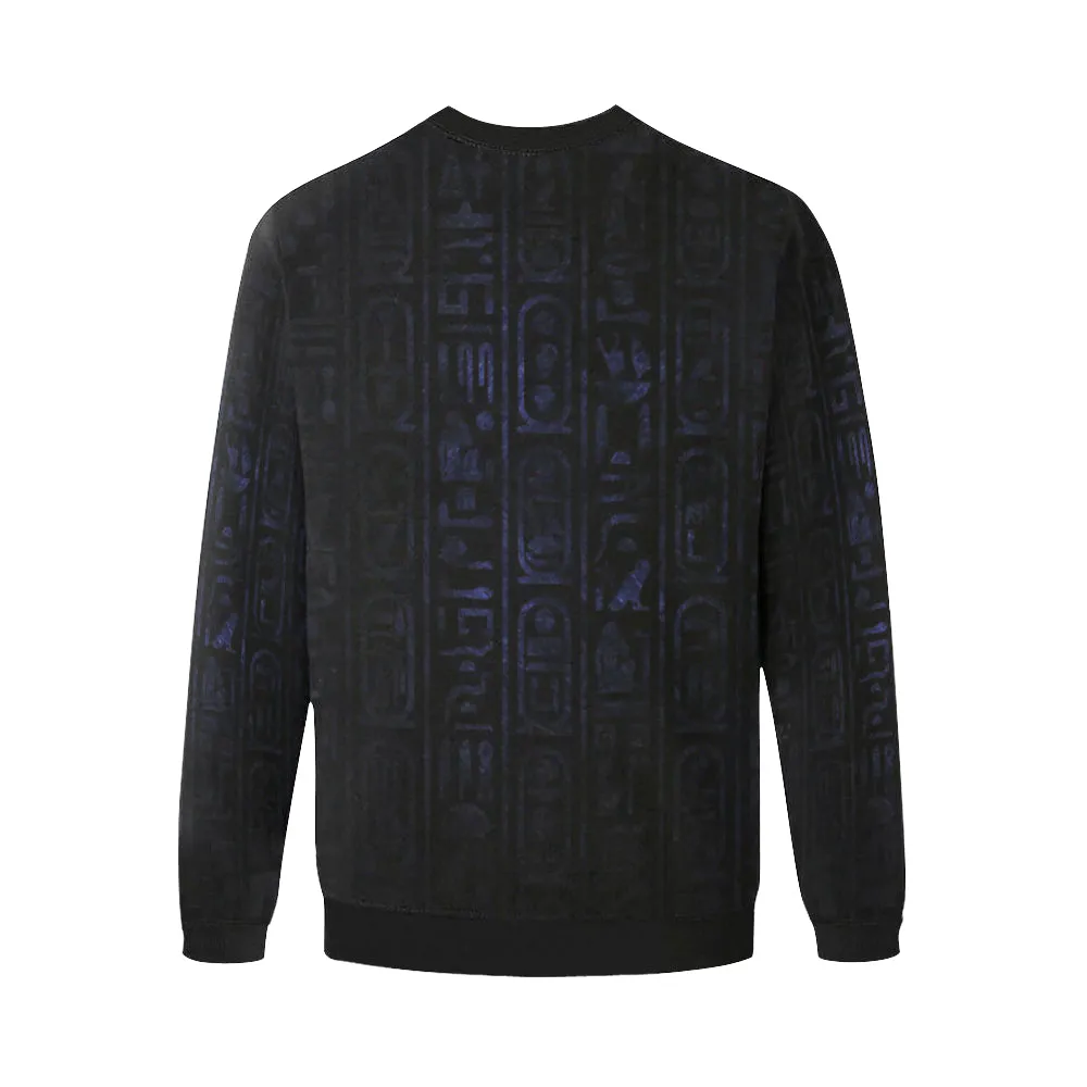 HOTEP Men's Oversized Fleece Crew Sweatshirt