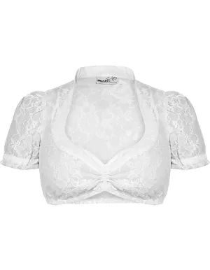 Lace Sweetheart Dirndl Blouse