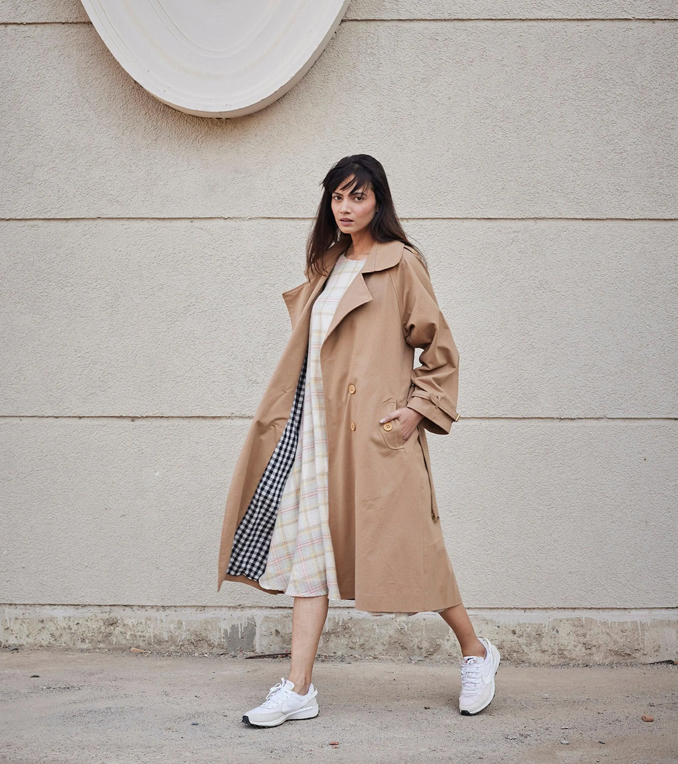 Latte Trench Coat