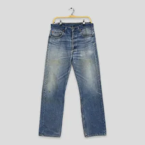 Levi's 501XX Faded Blue Jeans Size 32x30