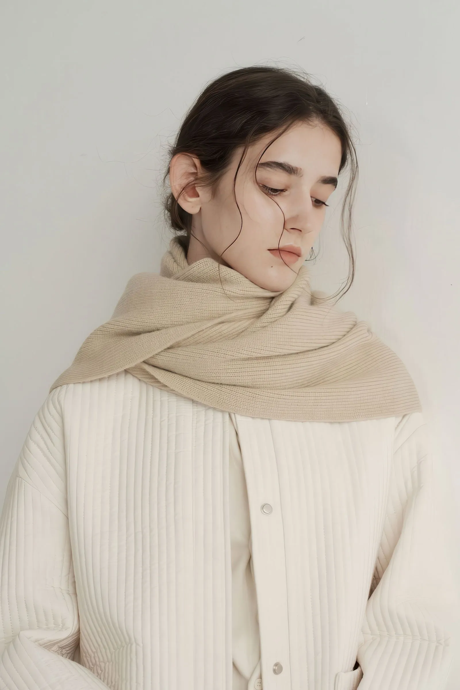 Longline Oversized Puffer Coat - Women's Luxe Winter Casual Overknee Jacket