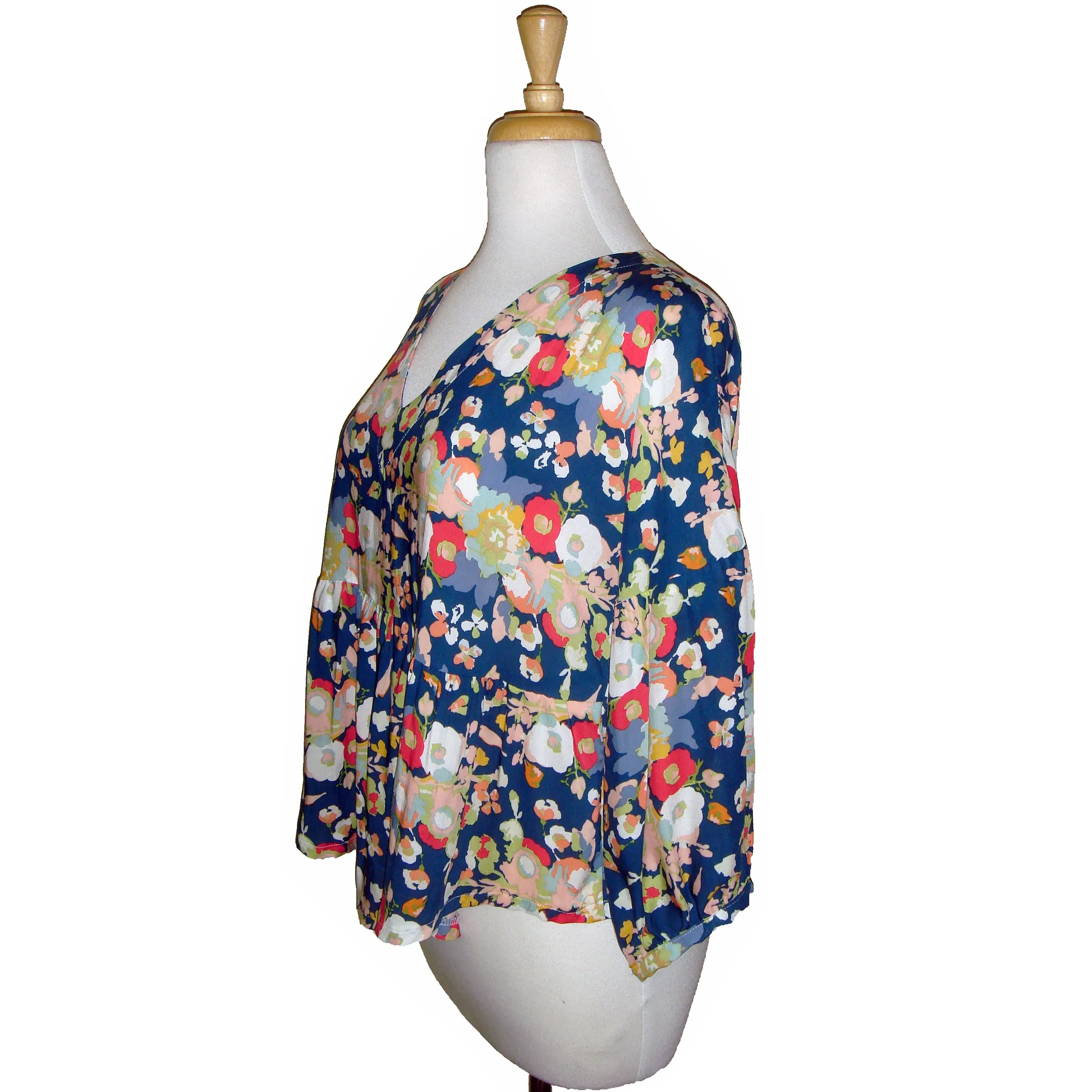 Naomi Top - Blue Floral