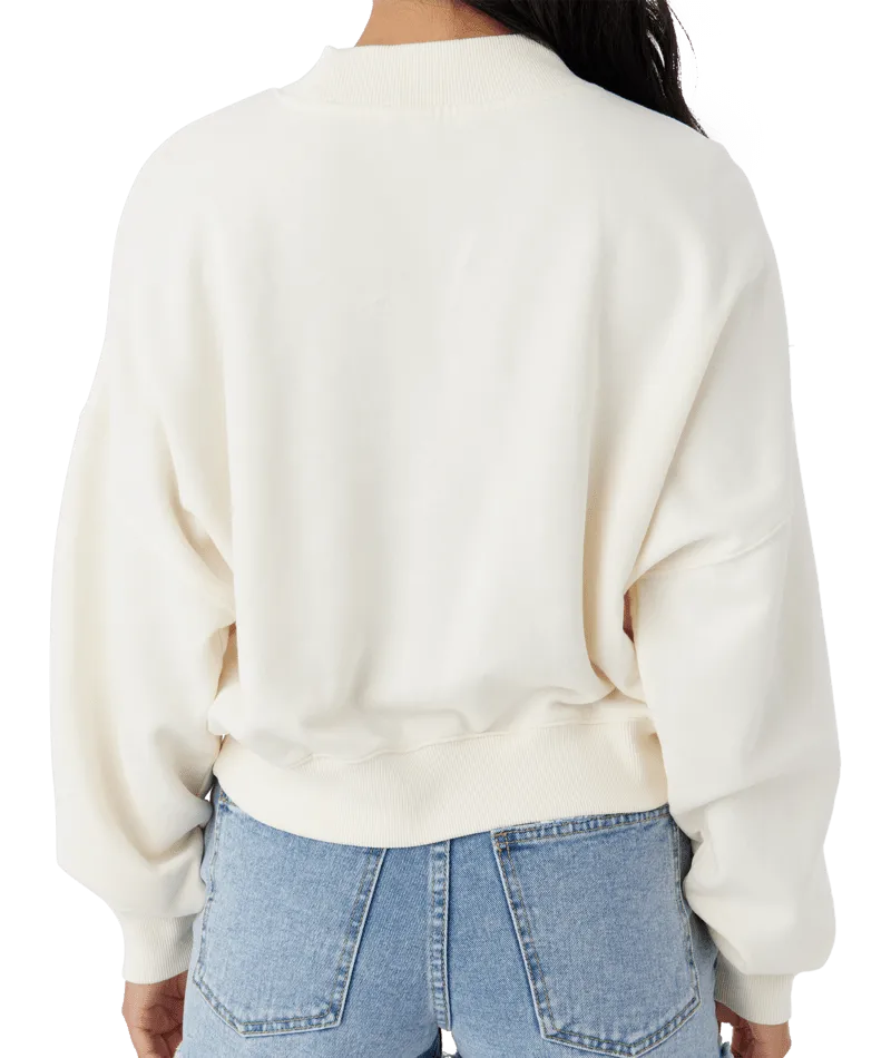 O'Neill Roam Slow Moment Crop Tee-Winter White
