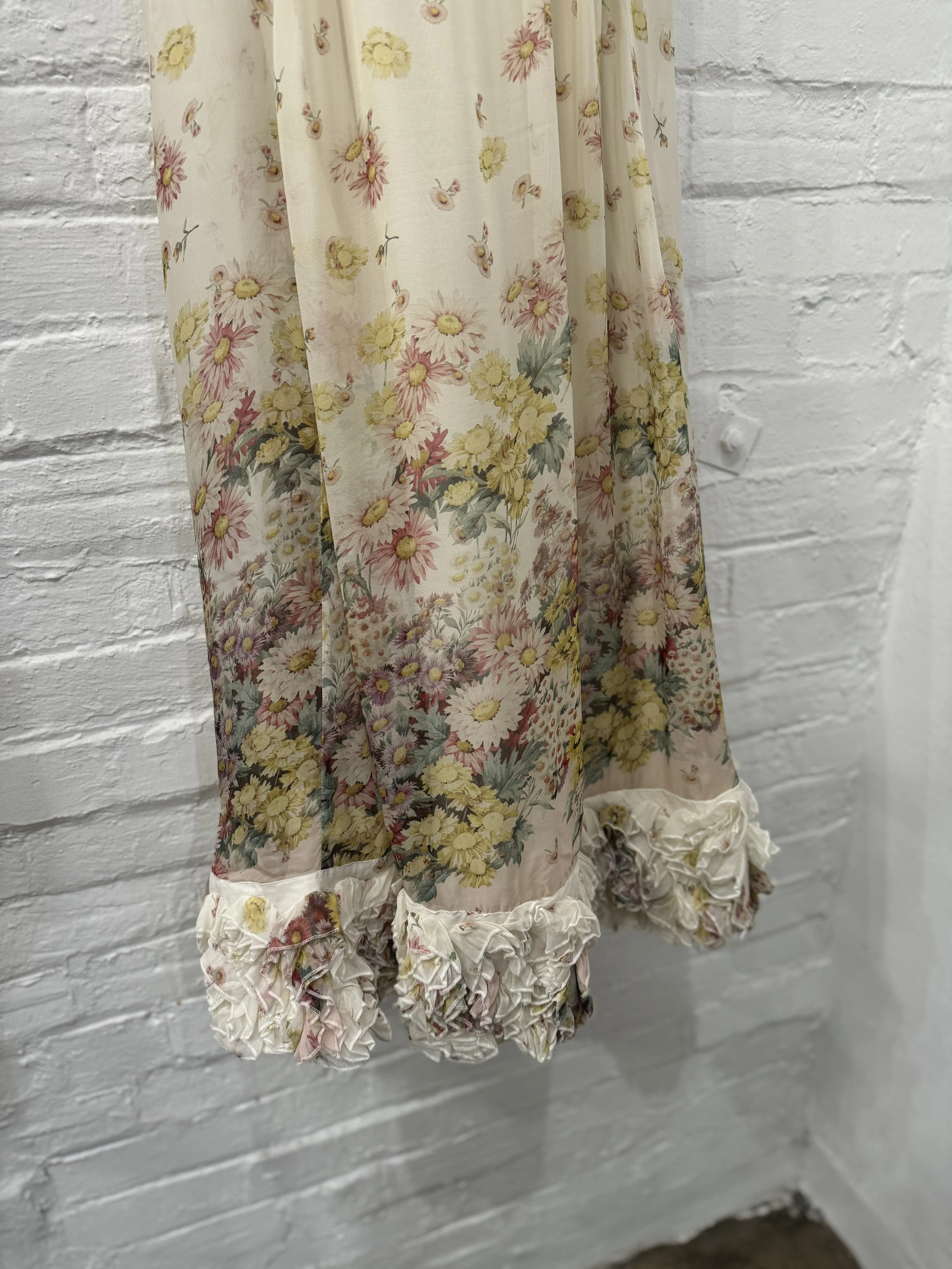 Organza Strap Dress in Daisy Dreams