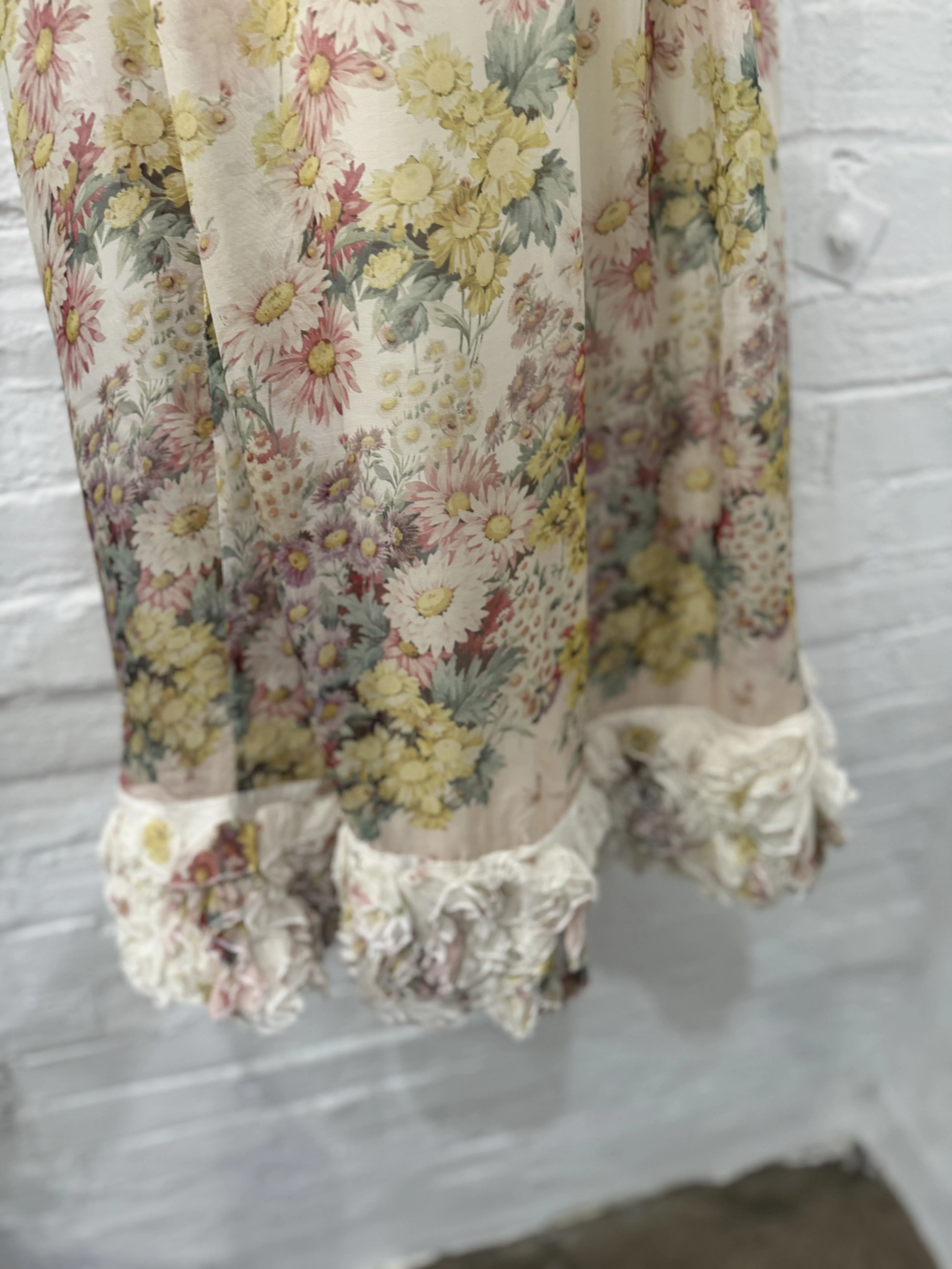 Organza Strap Dress in Daisy Dreams