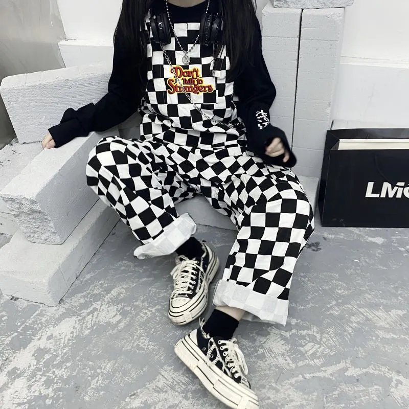 Plaid Checkered Casual Jumpsuit