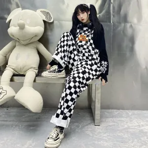 Plaid Checkered Casual Jumpsuit