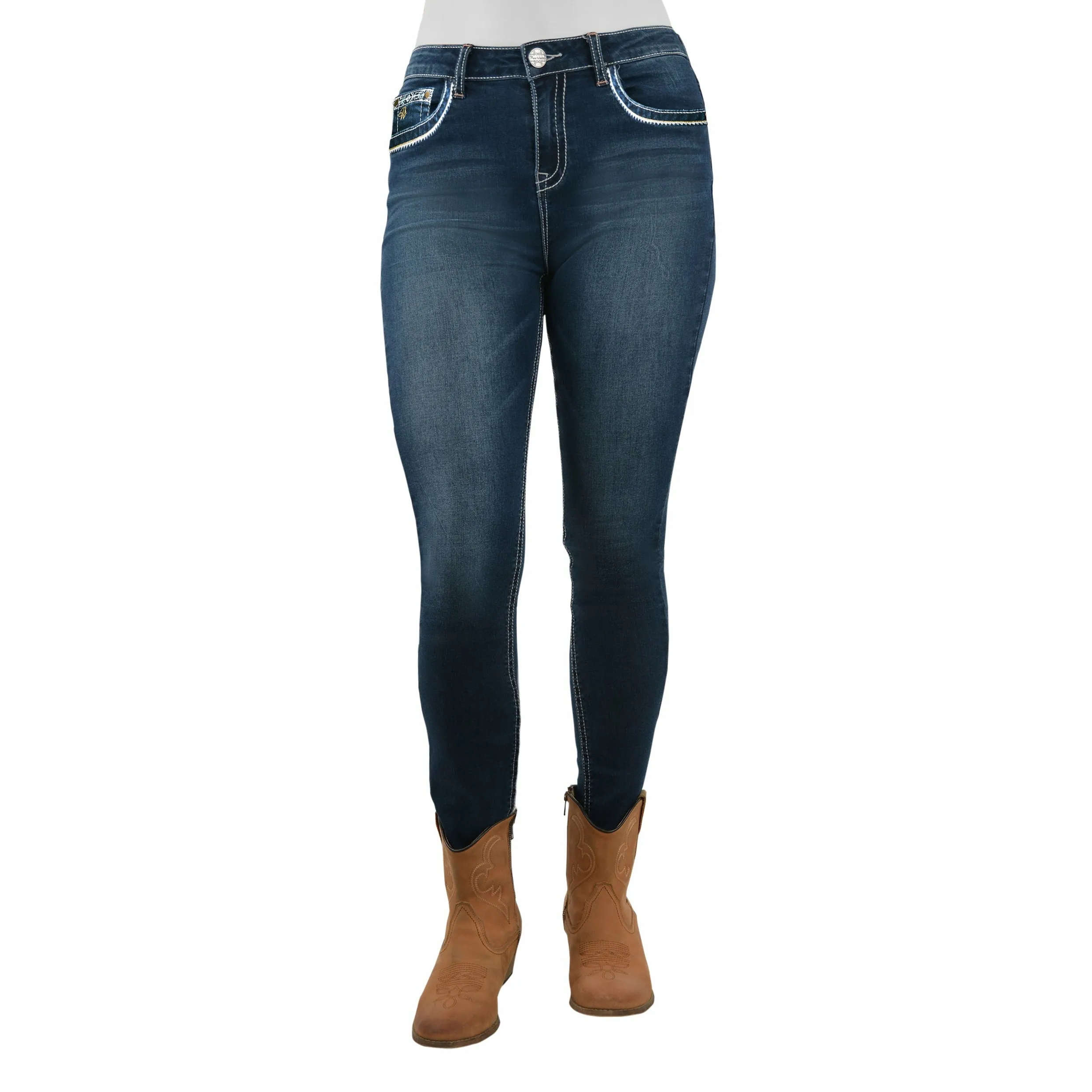 Pure Western - Frida Hi-Waisted Super Skinny Jeans - 29 leg