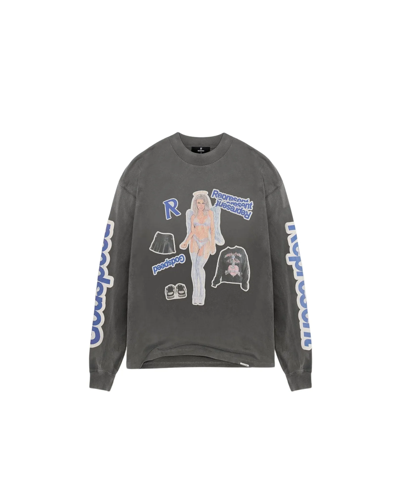 Question Your Innocence Long Sleeve T-Shirt - Vintage Grey