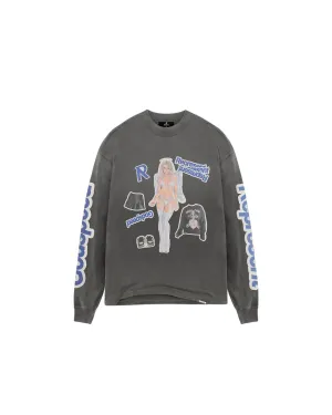 Question Your Innocence Long Sleeve T-Shirt - Vintage Grey