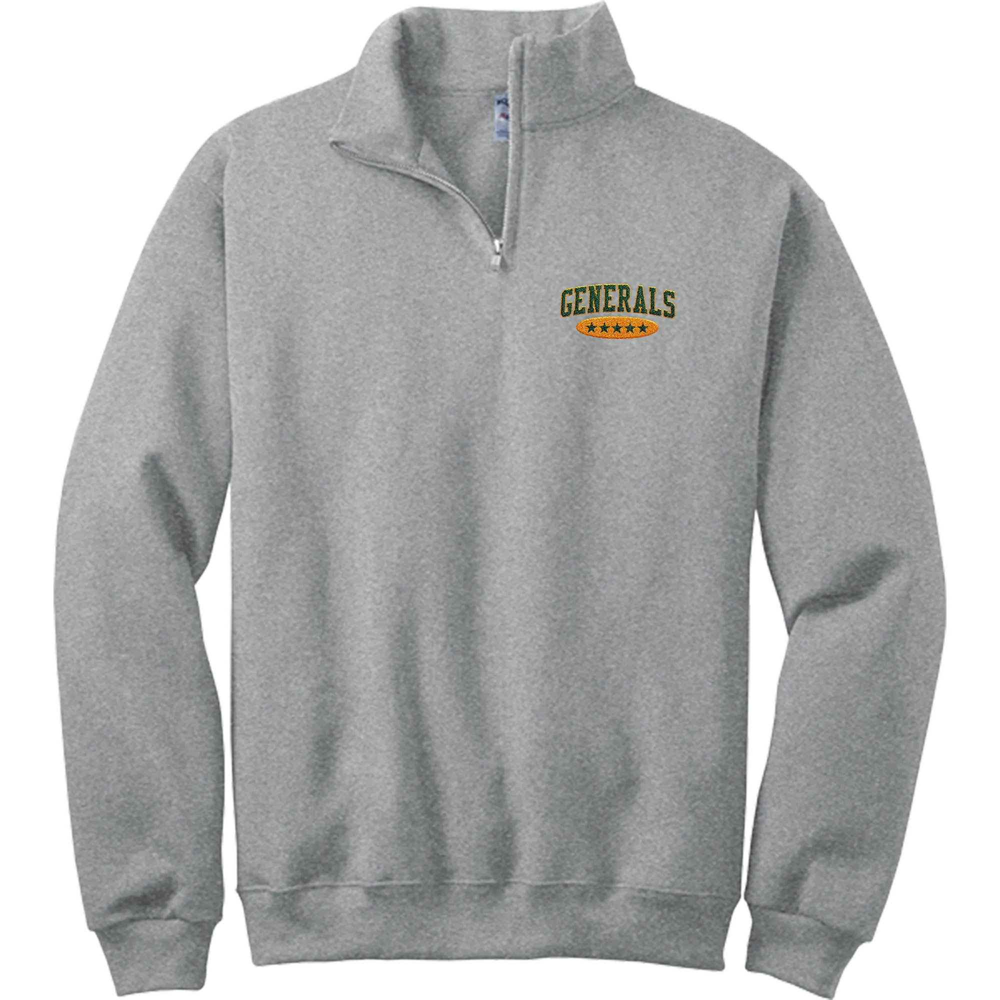 Red Bank Generals NuBlend 1/4-Zip Cadet Collar Sweatshirt