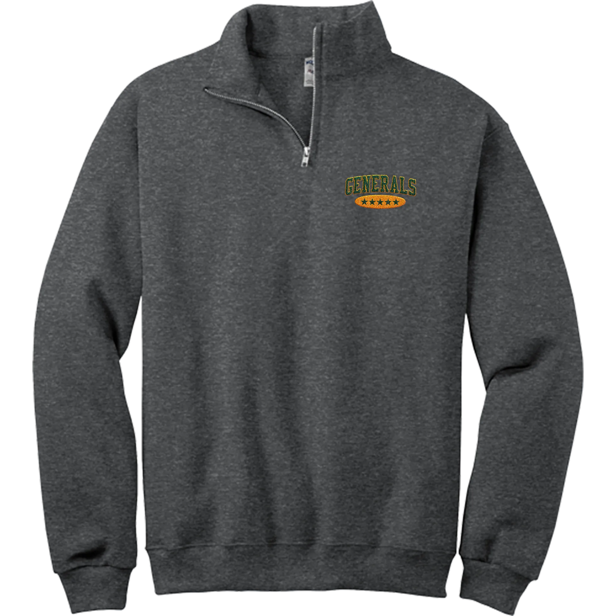 Red Bank Generals NuBlend 1/4-Zip Cadet Collar Sweatshirt