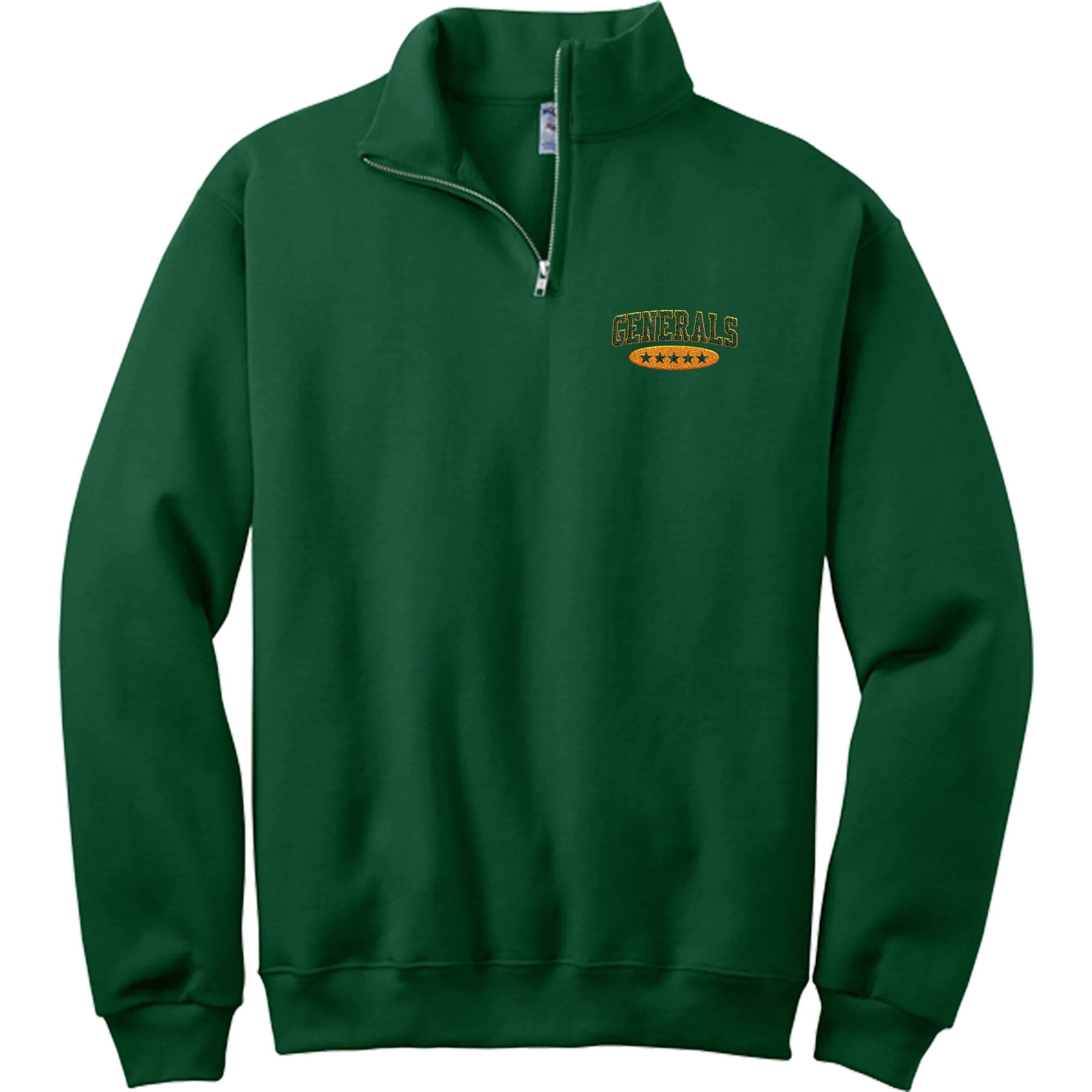 Red Bank Generals NuBlend 1/4-Zip Cadet Collar Sweatshirt