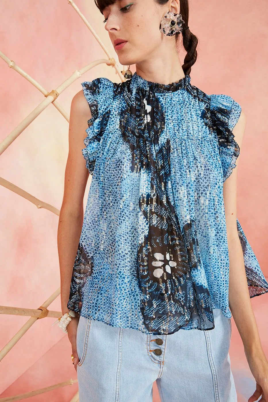 Ulla Johnson - Aya Top in Sky