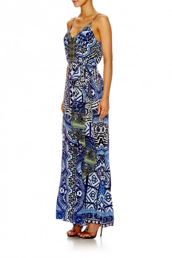 Wide Leg Jumpsuit W/ Belt- Under The Medina Moon