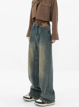 Wide Leg Vintage Jeans